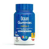Ocean Gummies Omega 3 Kids: Delicious Chewable for Healthy Brain & Eye Development - 60 Count