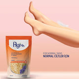Agiss Natural Hard Wax Beans for Smooth Normal Skin 220g