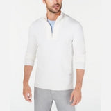 Alfani Mens Quarter-Zip Ribbed Placket Sweater, Size 3XL