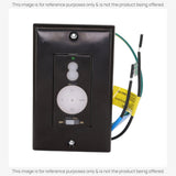 Substitute for Minka-Aire 3-Speed 256 Bit Wall Mount Wired Ceiling Fan Remote Control with Reverse Key WCS212 KUJCE10007 [UC9051T-WIRED/UC7067FMRX]
