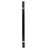 Black 4-Panel Room Divider Shoji Screen with Asian Floral Print