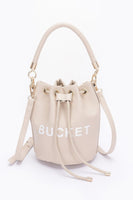 Faux Leather Bucket Bag