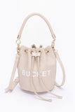 Faux Leather Bucket Bag