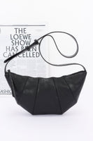 Faux Leather Croissant Bag