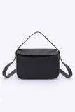 Faux Leather Crossbody Handle Bag