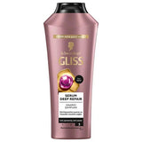 Gliss Serum Deep Repair Shampoo: Strengthens Damaged Hair, Restores Shine & Prevents Split Ends - Deep Repair, Hair Strengthening, Shine Enhancing