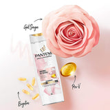 Pantene Pro-V Biotin & Rose Water Volumizing Shampoo - Silicone-Free Thickening Shampoo for Fine, Flat Hair - Adds Volume & Body