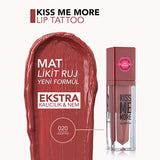 Flormar Liquid Matte Lipstick - Long-Lasting Moisturizing Lip Color, Transfer-Proof, 020 Assertive