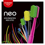 Colgate Colgate Neo Toothbrush - Manual Toothbrush with Dense 2546 Bristles, Medium Hardness, 6 Color Options