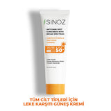 Sinoz SPF 50+ Anti-Spot Facial Sunscreen: Broad Spectrum Protection, Non-Greasy, Moisturizing - Perfect for All Skin Types, Prevents Sun Damage