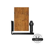 Wall Mounted Felt-Lined Barn Door Roller Floor Guide
