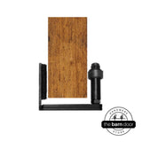 Wall Mounted Felt-Lined Barn Door Roller Floor Guide