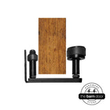Wall Mounted Large & Small Wheel Barn Door Roller Floor Guide
