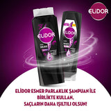 Elidor Hair Serum for Dark Hair - Nourishing Leave-in Conditioner with Chia Seed Oil, Vitamin E & Keratin for Shine Enhancement