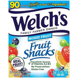 WELCH FRUIT SNACKS (90 PACKS)
