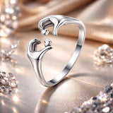 S925 Oxidized Silver 0.17cm Ring