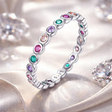 925 Sterling Silver CZ Pavé Setting Ring Size 6.0 for Women