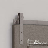 Flat Top Strap Heavy Duty Sliding Barn Door Hardware Kit