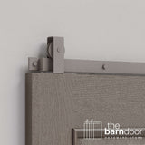 Flat Top Top Mount Heavy Duty Sliding Barn Door Hardware Kit