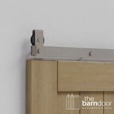 Modern J Top Mount Bifold Barn Door Hardware Kit | 4-Door Biparting
