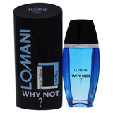 Why Not By Lomani For Men 3.4 oz EDT Spray
