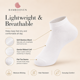 Women’s Bamboo Ankle Socks 12-Pack – Mixed Colors Soft Thin Low-Cut Socks