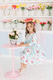 SALE Wonderland 3/4 Sleeve Pocket Twirl Dress
