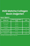 Hud Matcha Collagen Powder - Hydrolyzed Collagen Supplement with Green Tea Extract & Vitamin C for Skin Health & Antioxidant Benefits