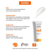 Sinoz SPF 50+ Anti-Spot Facial Sunscreen: Broad Spectrum Protection, Non-Greasy, Moisturizing - Perfect for All Skin Types, Prevents Sun Damage