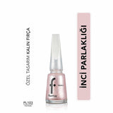 Flormar Pearly Pink Pearl Nail Polish: Long Lasting, Shimmering Shine & Chip Resistant - Gorgeous Pearl Effect Colors.