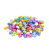 Plus Plus - Creative Construction Toy for Kids - 100 Piece Pastel Mix in Reusable Tube