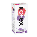 Kotex 2in1 Sanitary Pads - 22 Count - Protection for Menstruation & Bladder Leakage