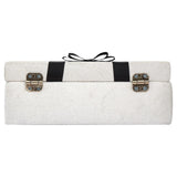 Eklips White Groom Gift Pouch for Wedding Traditions