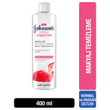 Johnson's Rose Water Micellar Water: Gentle & Effective Makeup Remover for Sensitive Skin, Removes Waterproof Makeup, Cleanses & Refreshes