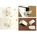 Miny Baby Safety Drawer Lock with Double Security Button - Childproof Solution for Parents