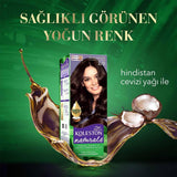 Wella Koleston Naturals 3/0 Dark Brown Hair Dye: Long Lasting Color & Gray Coverage with Coconut Oil for Intense Shine