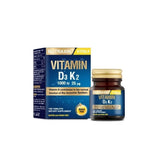 Nutraxin D3 K2 Vitamin Supplement: 120 Tablets for Bone Health, Immune Support - Vitamin D3 1000 IU & K2 25 mcg - Boost Calcium Absorption