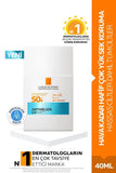 La Roche-Posay Anthelios SPF50+ Face Sunscreen: UVA/UVB Protection for All Skin Types, Anti-Aging, Sensitive Skin Friendly