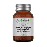 Venatura Betaine HCl Pepsin & Gentian Root Capsules - 90 Count