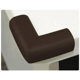 Miny Baby Brown Corner Protector - Soft Rubber Child Safety Protectors for Furniture Edges (4 Pack)