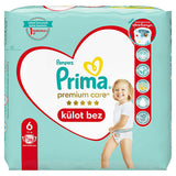 Prima Premium Care Diapers Size 6 - 28 Count - Leakproof Baby Diapers