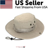 Wide Brim Sun Hat UV Protection Bucket Cap For Hiking Camping Fishing Safari Men