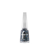 Flormar Glitter Semi-Transparent Nail Polish - Long Lasting Glitter Nail Polish for Trendy Nail Makeup
