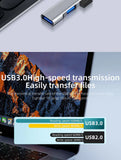 USB-C Type C to USB 3.0 4 Port Hub Splitter For PC Mac Phone MacBook Pro iPad