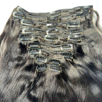 Yaki Straight Clip-In 100% Human Hair  Extensions