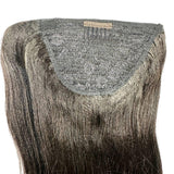 Yaki Straight 100% Human Hair Ponytail Extension