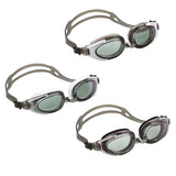 Intex Professional Swimming Goggles - Shatter-Resistant Polycarbonate Lens, Clear Vision, Adult Swim Goggles