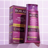 Bioblas Collagen + Keratin Shampoo for Thinning Hair - 12.18 fl oz, Volumizing, Paraben-Free