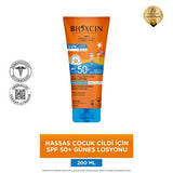 Bioxcin Children's Sunscreen Lotion SPF 50+ - Hypoallergenic, Paraben-Free, Water Resistant - 6.76 fl oz