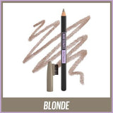 Maybelline New York Express Brow Shaping Pencil - Blonde - Eyebrow Pencil for Fuller Brows